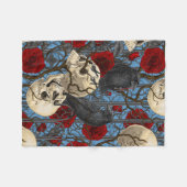 Raven's Geheimnis. Dunkle und launische gotische I Fleecedecke (Vorderseite (Horizontal))