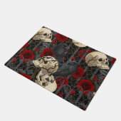 Raven's Geheimnis. Dunkle und launische gotische I Fußmatte (Schrägansicht)