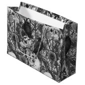 Raven's Geheimnis. Dunkle und launische gotische I Große Geschenktüte (Vorderseite Schrägansicht)