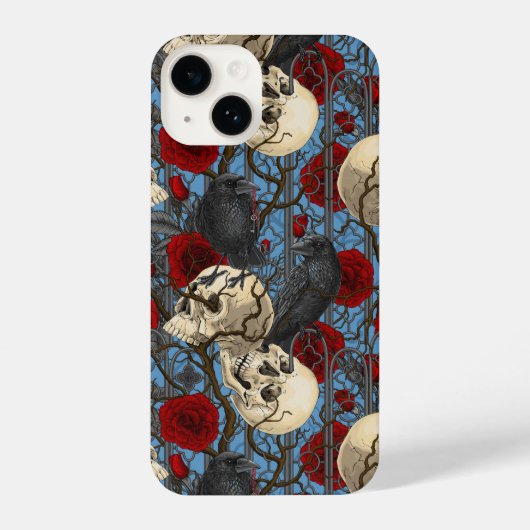 Raven's Geheimnis. Dunkle und launische gotische I iPhone Hülle (Rückseite)