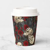 Raven's Geheimnis. Dunkle und launische gotische I Pappbecher (Rückseite)