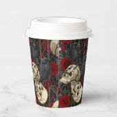 Raven's Geheimnis. Dunkle und launische gotische I Pappbecher (Rechts)