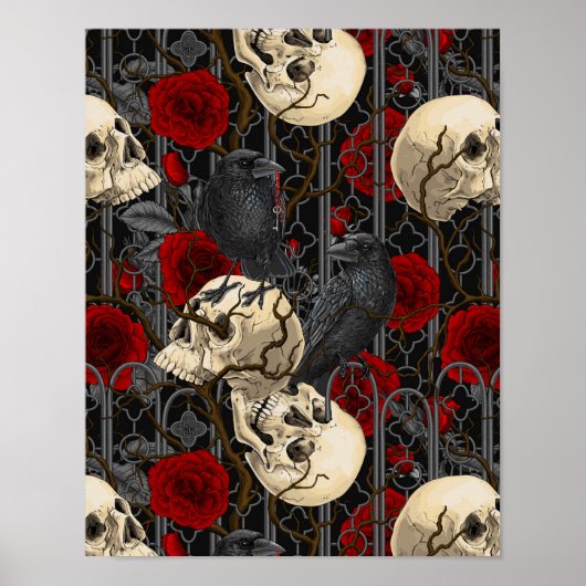 Raven's Geheimnis. Dunkle und launische gotische I Poster (Vorne)