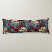 Raven's Geheimnis. Dunkle und launische gotische I Seitenschläferkissen (Rückseite)