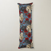 Raven's Geheimnis. Dunkle und launische gotische I Seitenschläferkissen (Rückseite (Vertikal))