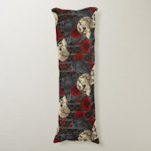 Raven's Geheimnis. Dunkle und launische gotische I Seitenschläferkissen (Vorderseite Vertikal)