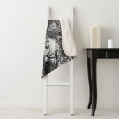 Raven's Geheimnis. Dunkle und launische gotische I Sherpadecke (Beispiel)