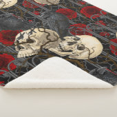 Raven's Geheimnis. Dunkle und launische gotische I Sherpadecke (3/4)