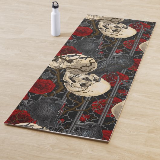 Raven's Geheimnis. Dunkle und launische gotische I Yogamatte (Beispiel)