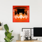 Ravens-Geist Poster (Heimbüro)