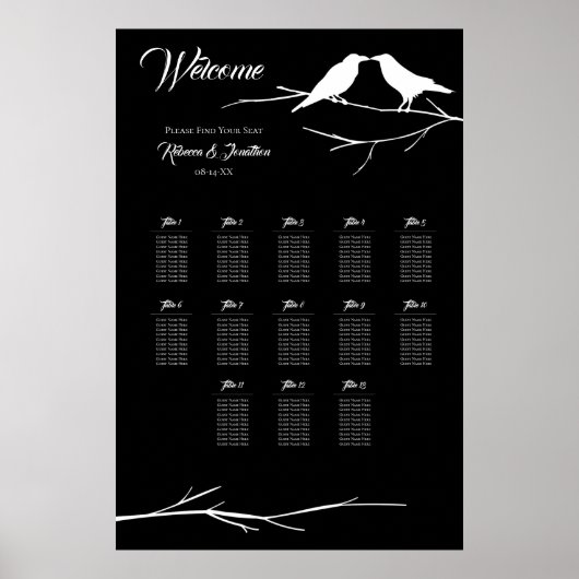 Ravens Gothic Wedding Poster (Vorne)