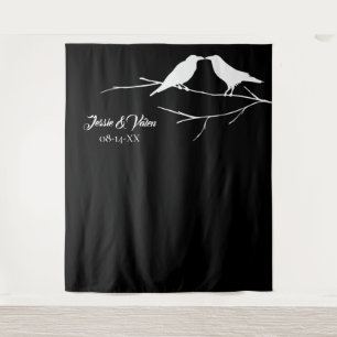 Ravens Gothic Wedding Wandteppich