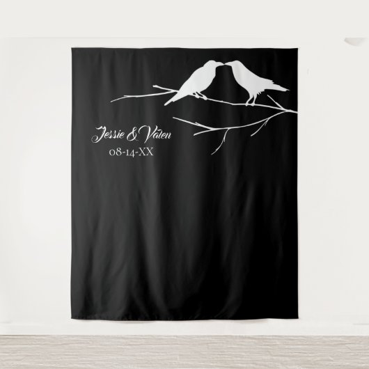Ravens Gothic Wedding Wandteppich (Vorderseite)