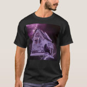 Ravens Haus lila T-Shirt (Vorderseite)