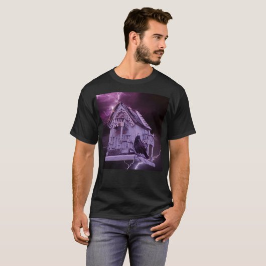 Ravens Haus lila T-Shirt (Vorne ganz)