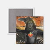 RAVENS HEART MAGNET (Vorderseite/Rückseite)