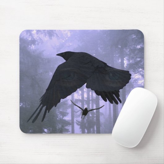 RAVENS IN DER MIST MOUSEPAD (Mit Mouse)