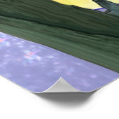 Ravens in einem Baum bei Sonnenaufgang Poster (Ecke)