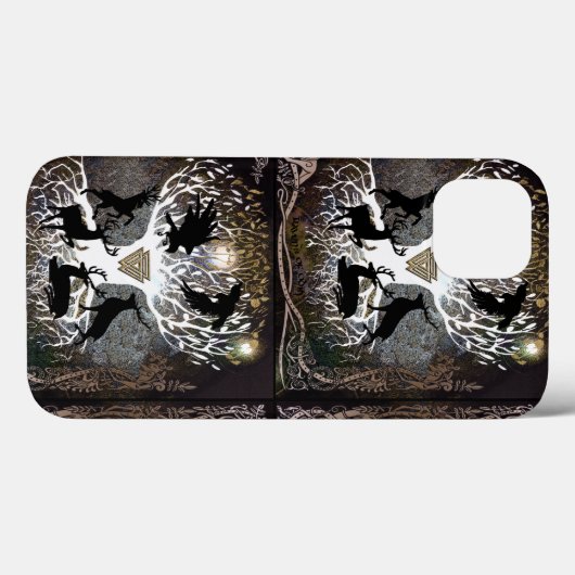 Ravens iPhone Case (Rückseite (Horizontal))