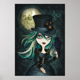 Ravens Mond Wandkunst Poster