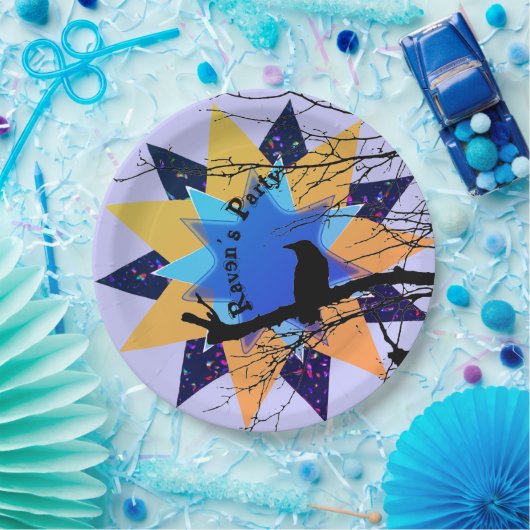 Raven's Party von Linandara Fun Pappteller (Party)