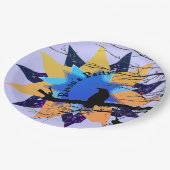 Raven's Party von Linandara Fun Pappteller (Schrägansicht)