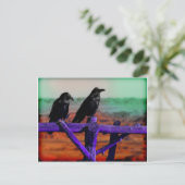 Ravens Postkarte (Stehend Vorderseite)