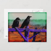Ravens Postkarte (Vorne/Hinten)