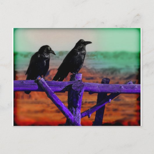 Ravens Postkarte (Vorderseite)