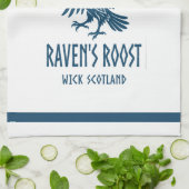 Raven's Roost Pub Wick Schottland Geschirrtuch (Gefaltet)