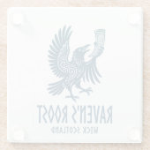 Raven's Roost Pub Wick Schottland Glasuntersetzer (Rückseite)