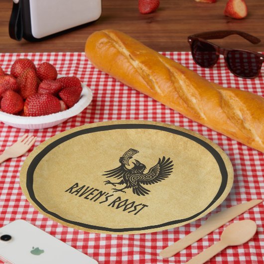 Raven's Roost Pub Wick Schottland Pappteller (Picknick)