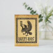Raven's Roost Pub Wick Schottland Postkarte (Stehend Vorderseite)