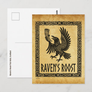 Raven's Roost Pub Wick Schottland Postkarte
