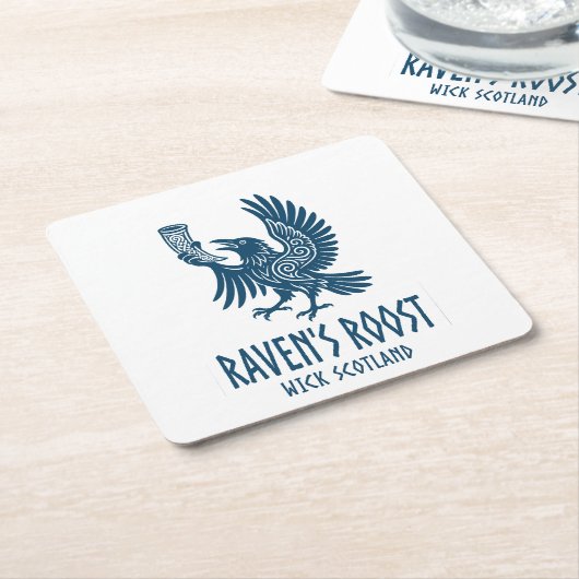 Raven's Roost Pub Wick Schottland Rechteckiger Pappuntersetzer (angewinkelt)