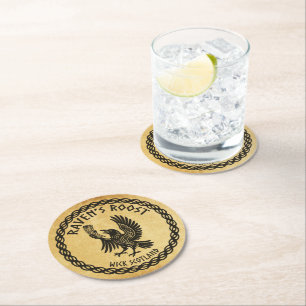 Raven's Roost Pub Wick Schottland Runder Pappuntersetzer