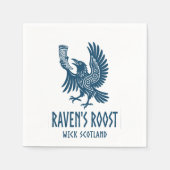 Raven's Roost Pub Wick Schottland Serviette (Vorderseite)