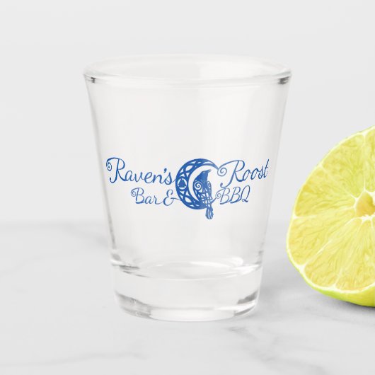 Raven's Roost Shot Glass Schnapsglas (Vorderseite)