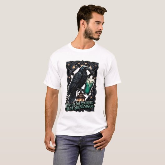 Raven's Shenanigans Emerald Pint Tee (Vorne ganz)