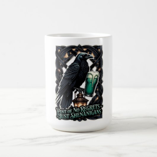 Raven's Shenanigans Emerald Pint Tee Kaffeetasse (Mittel)