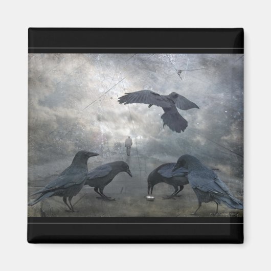 Ravens spielen mit verlorener Zeit Magnet (Vorne)