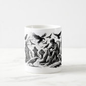 Ravens stille Begleiterin Kaffeetasse (Mittel)