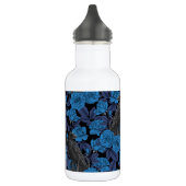 Ravens und blaue Rose Edelstahlflasche (Links)