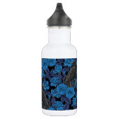 Ravens und blaue Rose Edelstahlflasche (Rechts)