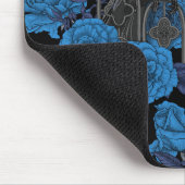 Ravens und blaue Rose Mousepad (Ecke)