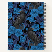 Ravens und blaue Rose Notizblock (Rückseite)