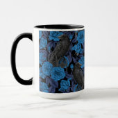 Ravens und blaue Rose Tasse (Links)