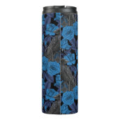Ravens und blaue Rose Thermosbecher (Rückseite)