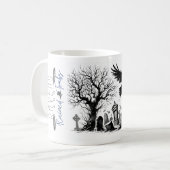 Ravens und Ruinenkräber Kaffeetasse (Vorderseite Links)