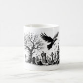 Ravens und Ruinenkräber Kaffeetasse (Mittel)